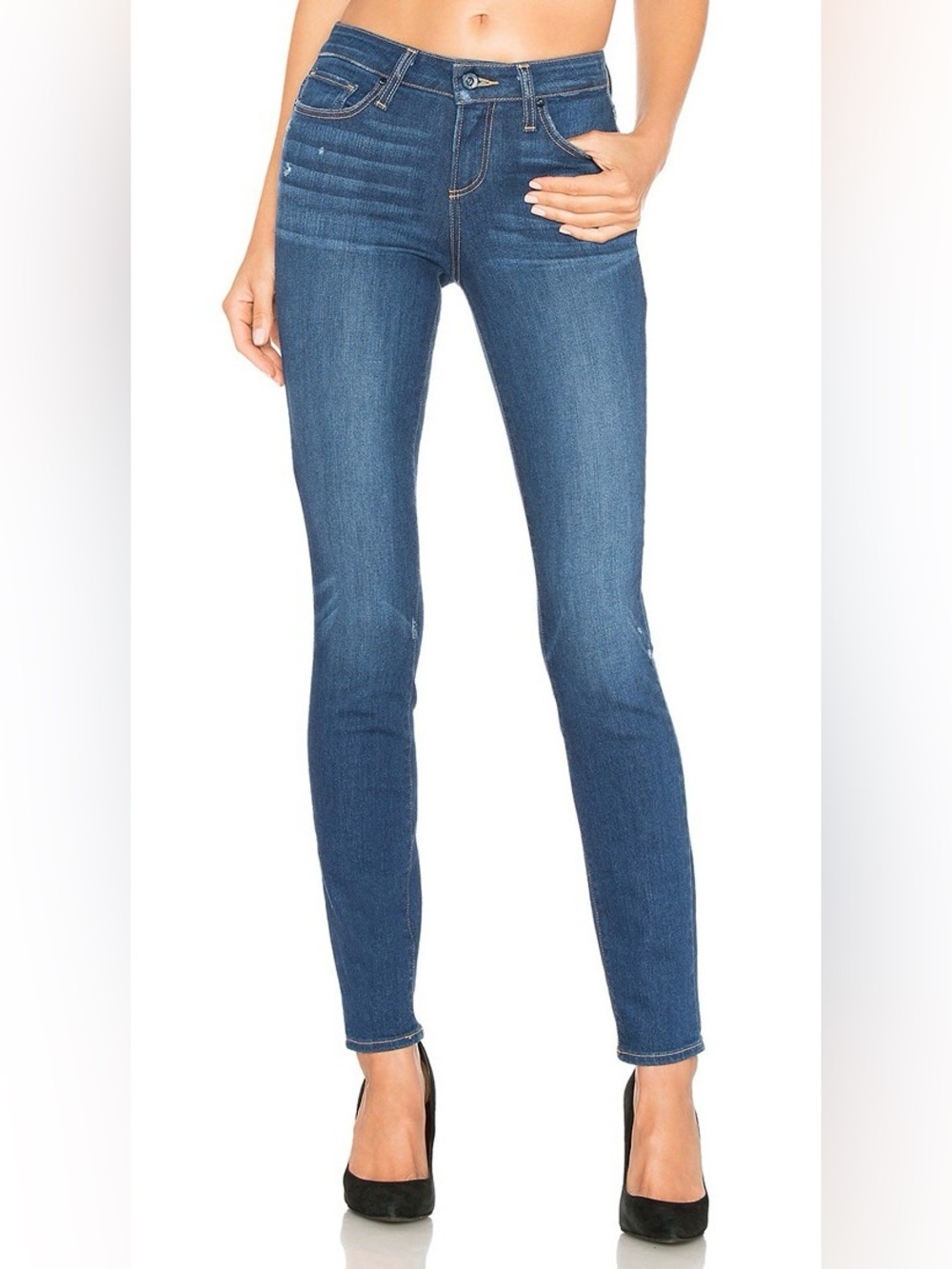 PAIGE Verdugo Ultra Skinny Jeans Tristan Wash Size 25 Premium Stretch Denim